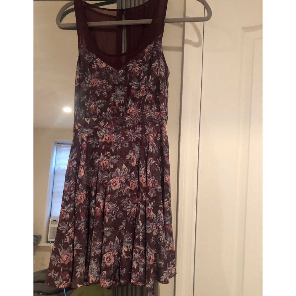 Skater style floral dress